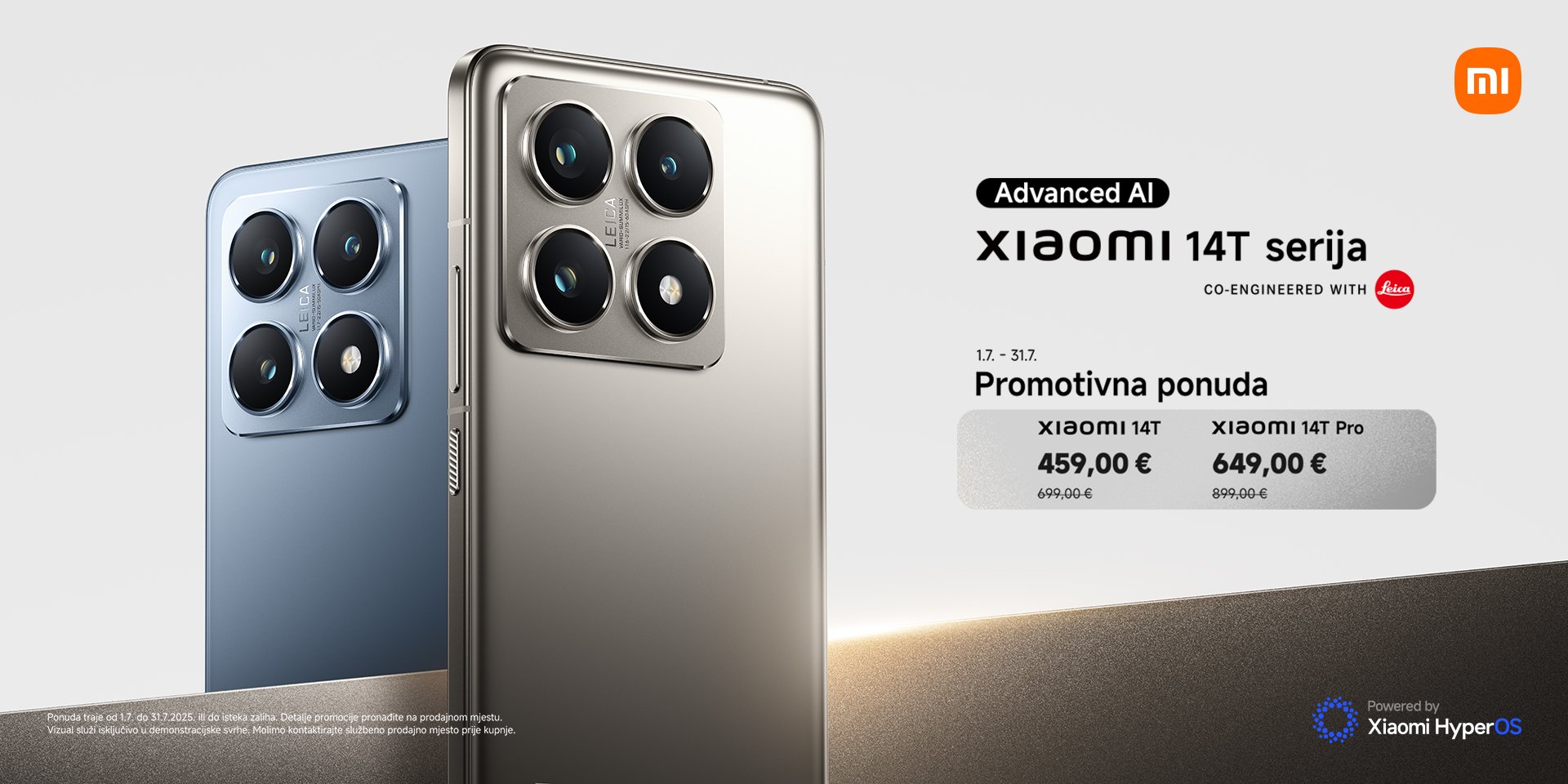 Xiaomi 14T ljetna kampanja 2025